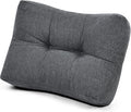 Shinnwa Lumbar Support Pillow for Office Chair, Memory Foam Back Support Pillow for Back Pain Relief, Car, Chair and Couch, 17.5 x 11.5 x 5.5in, Charcoal