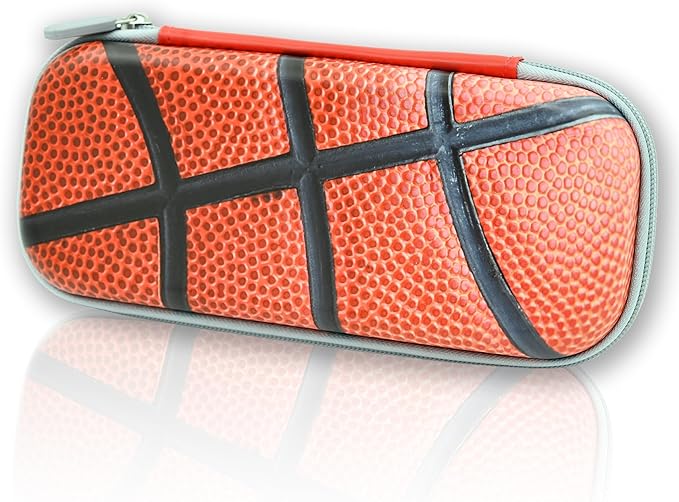 Basketball Pencil Box Zip Pencil Case for Boys Girls School Organizer Pencil Bag Large Capacity Pencil Pouch