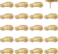 Car Push Pins - Gold Car Pins - for Cork Board, Maps, or Lapel Pin Use - Designed in USA - Set of 20