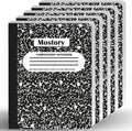 MOSTORY Pack of 5 Composition Notebook - Wide Ruled 200 Pages (100 Sheets), Size 7.5" x 9.75", Bulk School Supplies, Office, Bulk Notebooks for School, Writing Journal Notebook with Lined Paper