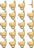 Snorkel Push Pins - Gold Snorkel Map Pins for Cork Boards, Maps, or Lapel Use - Designed in USA - Set of 20