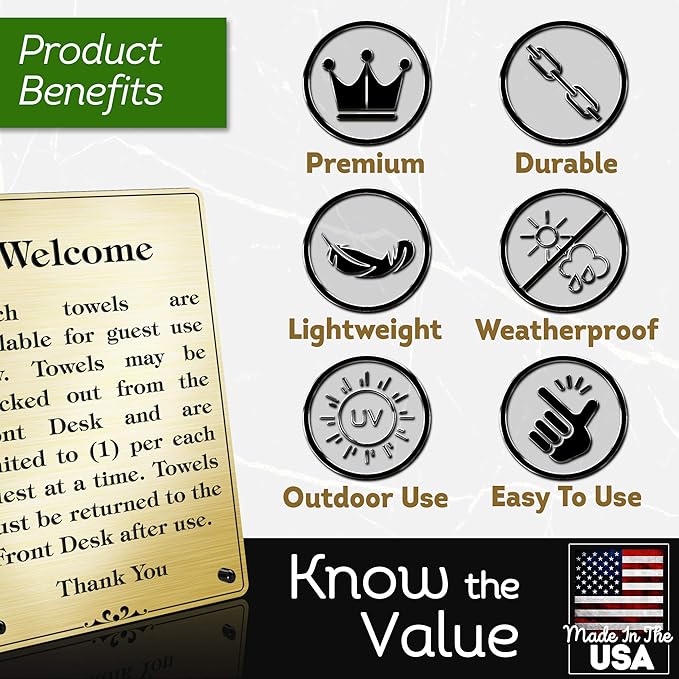 Desk Sign, Custom Desk Name Plate/Sign, 8.5x11 Inches, 18 Colors, Up to 14 Lines, Prestige Collection, USA Made By MY SIGN CENTER