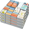 DIMJ Drawer Organizer Clothes, 24 Pack Dresser Organizer, Foldable Closet Organizers and Storage, Fabric Dresser Drawer Organizers, Drawer Dividers for Nursery, Baby Clothes, Underwears, Sock