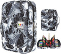 YOUSHARES Big Capacity Colored Pencil Case - 220 Slots large Pen Case Organizer with Multilayer Holder for Prismacolor Colored Pencils & Gel Pen (Constellation Geometry)