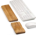 Acacia Wood Keyboard Wrist Rest & Mouse Pad Set – Ergonomic Wooden Support for Typing & Gaming, Non-Slip Base, Pain Relief, Easy to Clean, Fits 60% & 65% Mechanical Keyboards
