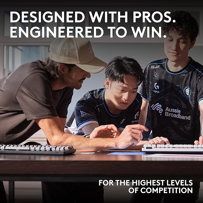 Logitech G PRO X 60 Lightspeed Wireless Gaming Keyboard, Ultra Compact TKL 60% Mechanical Keyboard for Windows PC, LIGHTSYNC RGB, Dual-Shot PBT Keycaps, GX Optical Linear Switches - Black