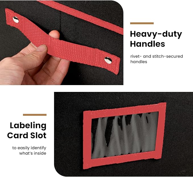 Holiday Cheer Premium Christmas Ornament Storage with 8 Tray – Christmas Storage Container with Dividers Perfect for Holiday Decorations– Fits 128 Holiday Ornaments – Tear-Proof Fabric