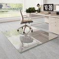 Koonmi Chair Mat for Carpet, Tempered Glass 45"x53" Office Chair Mat, Glass Chair Mats Protector with Rounded and Polished Edges, Ideal for Hardwood Floor, Wooden Floor, Carpet, Desk Rolling Chair