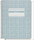 Decomposition Mosaic Dot Grid Spiral Notebook - 9.75 x 7.5 Journal with 144 Dot Grid Pages - 100% Recycled Paper - Notebooks for School Supplies, Home & Office - Made in USA