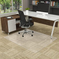 Amyracel Large Office Chair Mat for Low Pile Carpet - 35" x 55" Clear Computer Desk Mat for Home & Offices, Easy Glide Plastic Floor Mat for Office Chair On Carpet