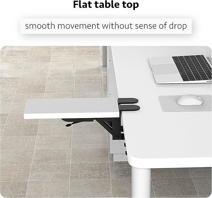 HONJIE Computer arm Support Bracket, Suitable for Office desks, Sturdy Mouse arm Support, Computer Desk Extender, Suitable for Home and Office