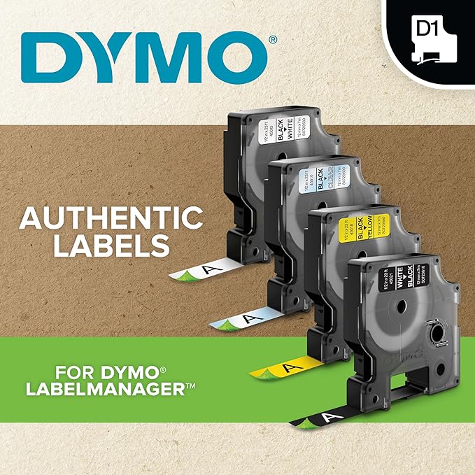DYMO Desktop Label Maker | LabelManager 210D All-Purpose Portable Label Maker, Easy-to-Use, One-Touch Smart Keys, QWERTY Keyboard, Large Display, For Home & Office Organization