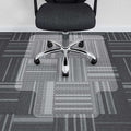 HOMEK Office Chair Mat for Low Pile Carpeted Floors - 30" x 48" Clear Carpet Chair Mats for Home & Office, Studded Floor Mat for Office Chair on Carpet