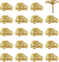 Beetle Bug Car Push Pins - Gold Bug Car Pins - for Cork Board, Maps, or Lapel Pin Use - Designed in USA - Set of 20
