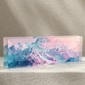 Personalized Name Plates for Office - Gifts for Teacher, Boss, Employee Appreciation - Office Desk Decor (Fancy Pink)