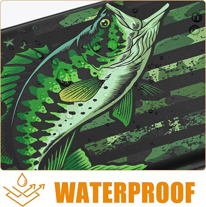 Camo Fish Pencil Case Zip Pencil Box Multi Pouch Holder Desk Organizer For Boys Girls School Office