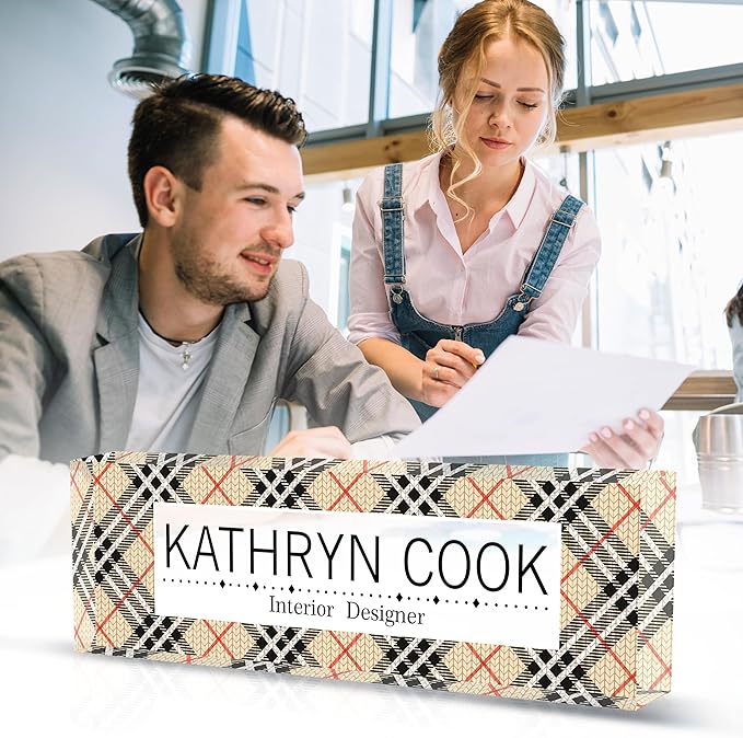 Personalized Name Plates for Office - Gifts for Teacher, Boss, Employee Appreciation - Desk Decor (chessboard2)