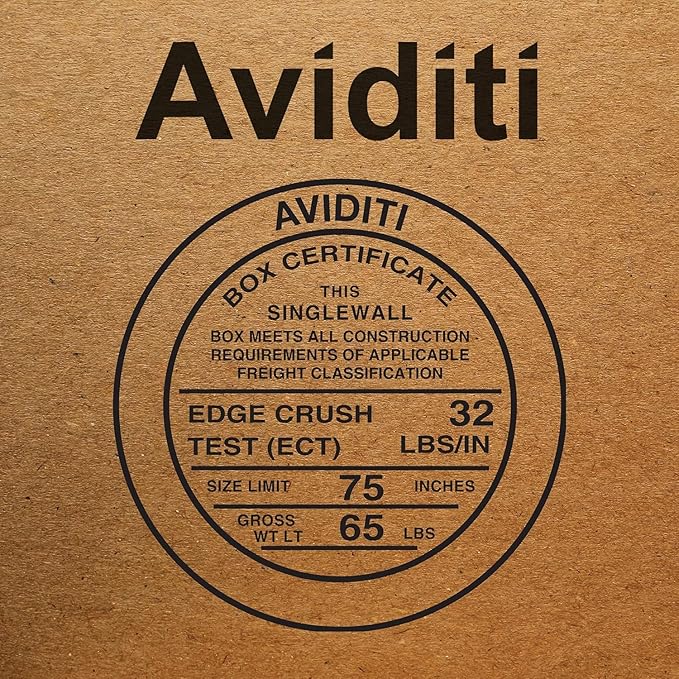 Aviditi Shipping Moving Boxes 6" x 6" x 6" (100-Pack) Small Corrugated Cardboard Packaging Boxes - Shipping, Packing, Moving, and Storage Box for Home or Office - Standard 32 ECT