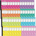 UZLU 48 Pack Mini Composition Notebooks Bulk, Cute Composition Books, Narrow Ruled Small Pocket Notebook for Students College Office, Pocket Sized Marble Journal, 8 Colors 4.5" x 3.25", 60 Sheets