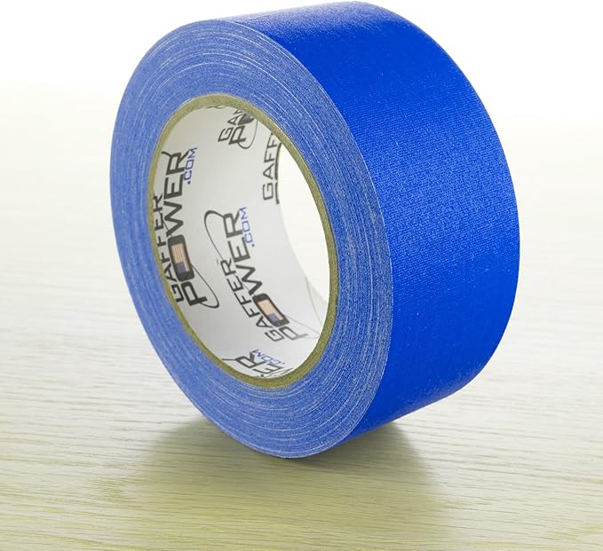 Gaffer Power Gaffers Tape 2 Inch | Electric Blue | USA Made Quality | Leaves No Residue