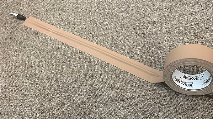 Gaffer Power Real Professional Grade Gaffer Tape, Made in The USA, Heavy Duty Gaffers Tape, Non-Reflective, Multipurpose. (2 Inches x 30 Yards, Tan)