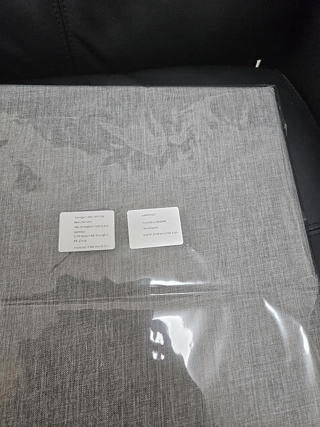 2 Pack Large Wardrobe Closet Organizer - Drawer Organizer Clothes, Efficient Jeans Organizer for Closet, Versatile Closet Organizers and Storage (Dark Grey, 17.7" L x 9.8" W x 7.1" H)