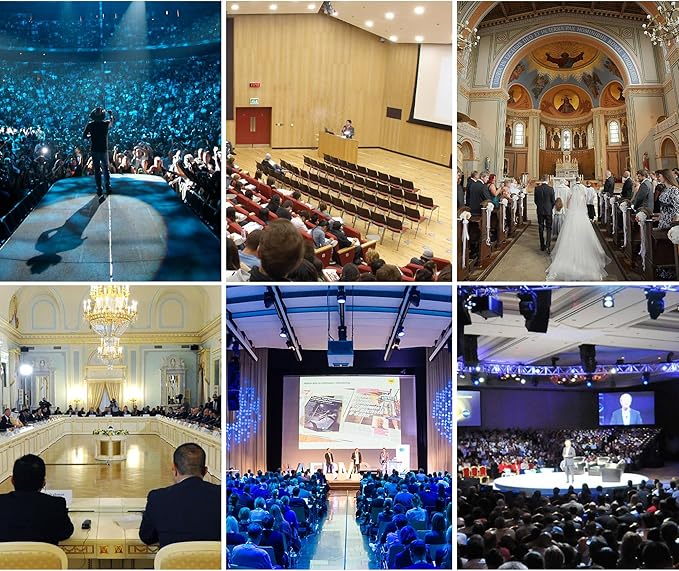 iuZee AI Auto Tracking PTZ Camera 3G-SDI/USB3.0/HDMI/LAN IP PoE Live Streaming 20X Optical and 8X Digital Zoom Camera 1080P 60FPS for Church Services Worship Education Events vMix OBS YouTube