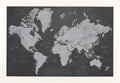 Push Pin Travel Maps - Stormy Dreams World - Textured White Framed Pin Map for Tracking Your Travels - 27.5" x 39.5" - 8 Handcrafted Frame Options - Made in USA - Ideal for Any Traveler