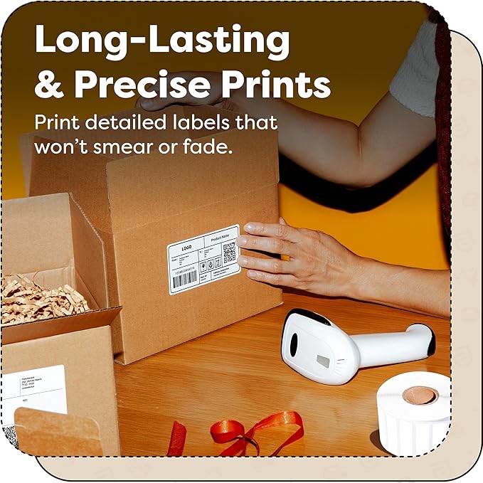 Aegis Adhesives - 3” X 1” Direct Thermal Labels for Barcodes, Address, Perforated & Compatible with Rollo, Zebra, & Other Desktop Label Printers (12 Rolls, 1300/Roll)