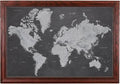 Push Pin Travel Maps - Stormy Dreams World - Solid Wood Cherry Framed Pin Map for Tracking Your Travels - 27.5" x 39.5" - 8 Handcrafted Frame Options - Made in USA - Ideal for Any Traveler