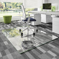 Koonmi Chair Mat for Carpet, Tempered Glass 46"x60" Office Chair Mat, Glass Chair Mats Protector with Rounded and Polished Edges,Ideal for Hardwood Floor, Carpet, Office, Desk, Rolling Chair