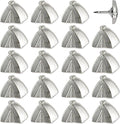 Tent Push Pins - Silver Camping Tent Pin - for Cork Board, Maps, or Lapel Pin Use - Designed in USA - Set of 20