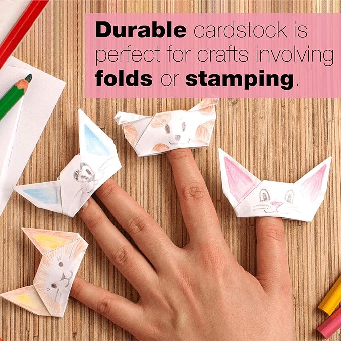 Springhill 11” x 17” Ivory Colored Cardstock Paper, 67lb Vellum Bristol, 147gsm, 250 Sheets (1 Ream) – Premium Lightweight Cardstock, Vellum Printer Paper with Textured Finish – 056004R