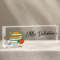 Name Plate for Desk Personalized, The Office Gifts for Teacher, Office Desk Decor Teacher Appreciation Gifts Bulk