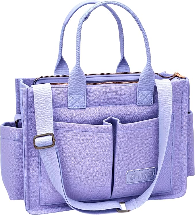 Canvas Tote Bag for Women,Women's Bags Crossbody Bags Work Laptop Tote Bag Large Handbags Purse for Travel Nurse Teacher