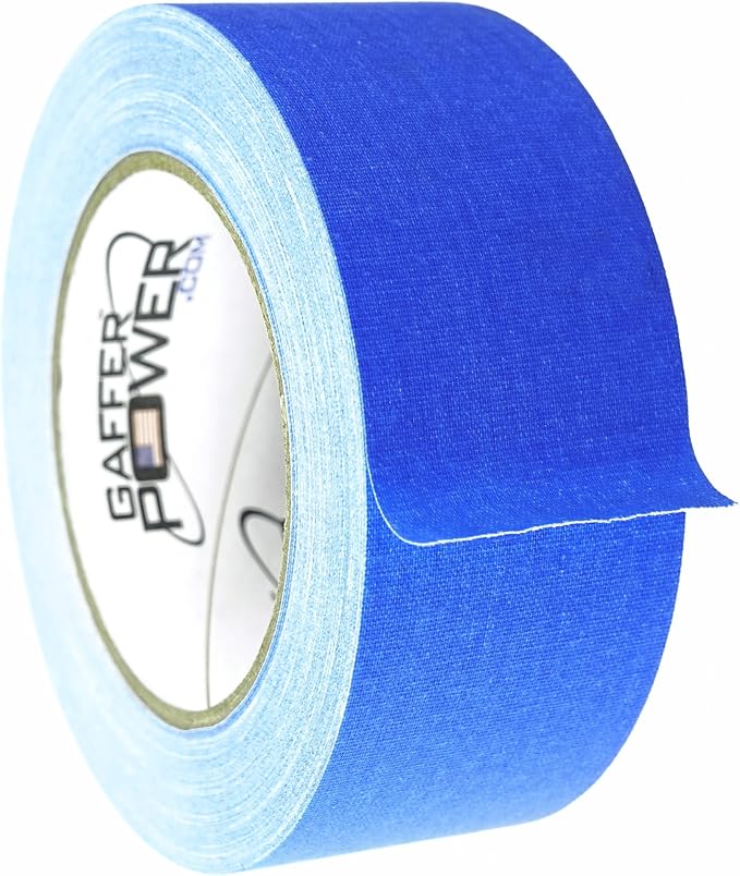 Gaffer Power Gaffers Tape 2 Inch | Electric Blue | USA Made Quality | Leaves No Residue